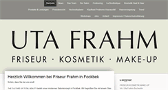 Desktop Screenshot of friseur-frahm.de