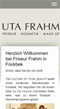 Mobile Screenshot of friseur-frahm.de